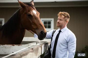 Two men at a farm fucking