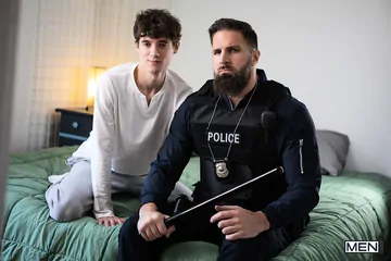 Police man boning the perp