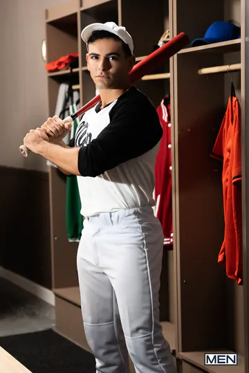 Baseball guys in the locker room