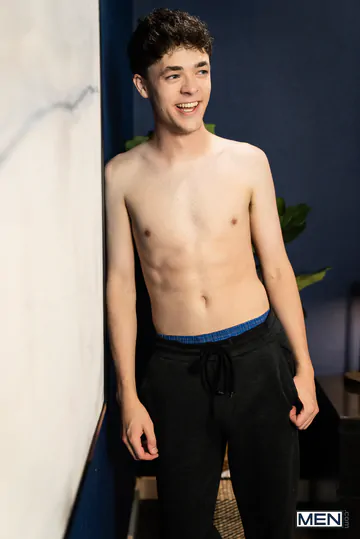 Two guys and a cute boy