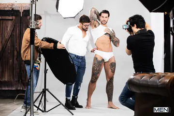 Dann Grey and Papi Kocic photoshoot