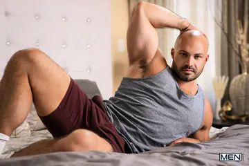 Two men with their boy toy