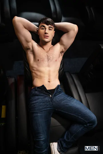 Threesome fucking in the cinema