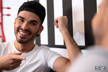 Very handsome guys having sex