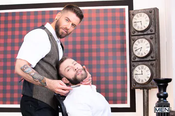 Gay men with beards fucking