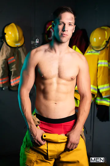 Fire fighters having a threesome