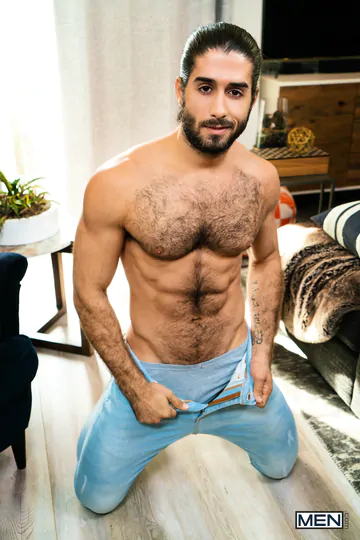 Hairy gay porn star fucking