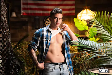 Hairy armpits guy getting fucked