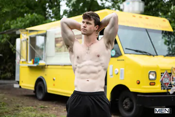 Hot dog sellers having sex