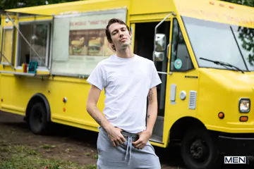 Hot dog sellers having sex