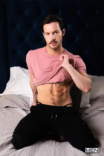 Hunk with a nice dick fucking