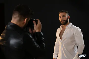 Men with beards having sex