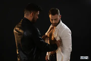 Men with beards having sex