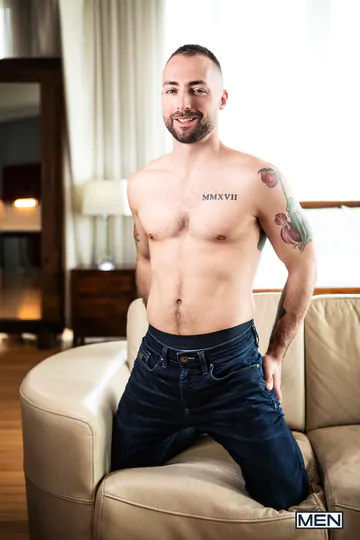 Handsome Finn Harding having sex