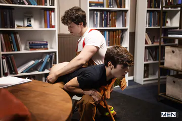 Joey Mills and Finn Harding boning