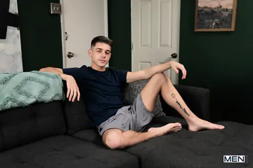 Two men boning a twink