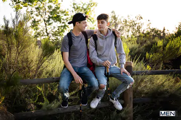 Boys on a camping trip fucking