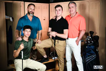 Group sex with Kaleb Stryker