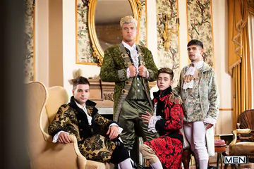 Foursome porn with Johnny Rapid