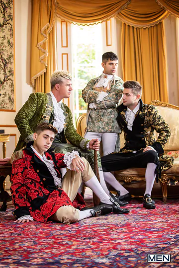 Foursome porn with Johnny Rapid