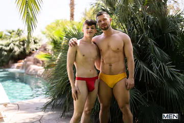 Sexy twink fucking a stud