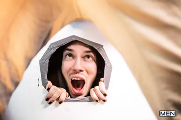 Construction guys in a threesome