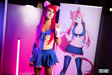 Cosplay fucking with Malik Delgaty