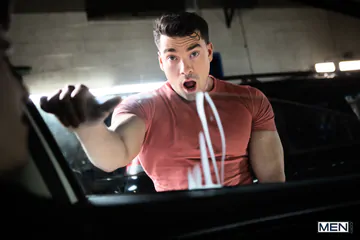 Guys in a workshop fucking