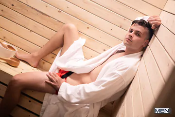 Sauna porn with Markus Kage