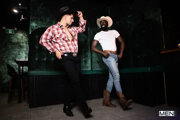 Cowboy porn with Malik Delgaty