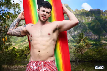 Porn stars fucking on a beach