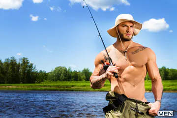 Guys fucking on a fishing trip