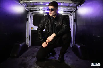 Guys fucking in a van