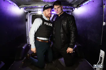 Guys fucking in a van