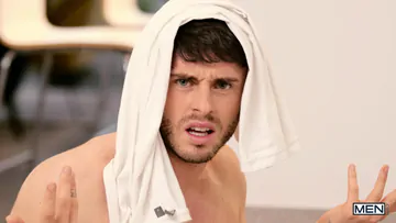 Fit guys fucking in the kitchen