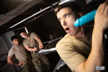 Army guys fucking in the barracks