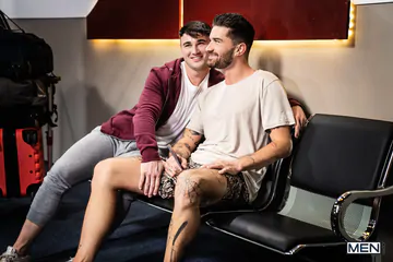 Gays fucking at the airport