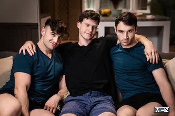 Finn Harding cumming on Michael Boston