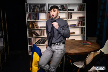 Two guys fucking a twink