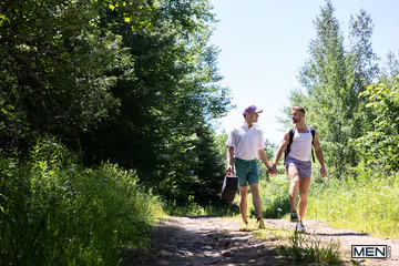 Hikers fucking in the forest
