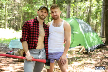 Hikers fucking in the forest