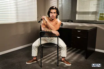 Two guys in a prison boning