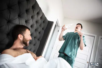 Threesome with sexy Finn Harding