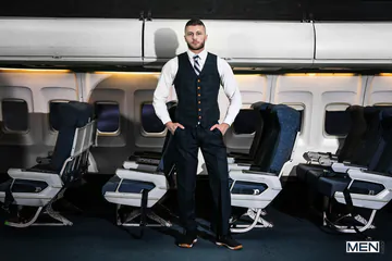 Two gays fucking on a plane