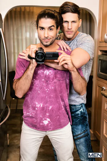 Roman Todd getting a facial