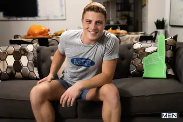Cute boy getting sucked and fucked