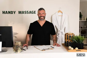 Massage parlour guys fucking