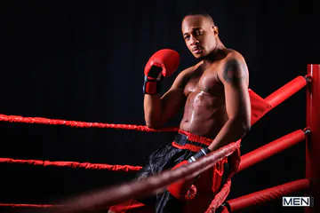 Boxing guys bareback fucking