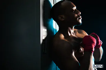 Boxing guys bareback fucking