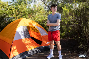 Twinks on a camping trip fucking